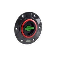 AEM FACTORY - 'CARBON ENDURANCE 115' GAS CAP WITH QUICK RELEASE ACTION FOR Ducati Multistrada V4 / 1200 / 1260 / 950, Diavel 1260, and Hypermotard 950